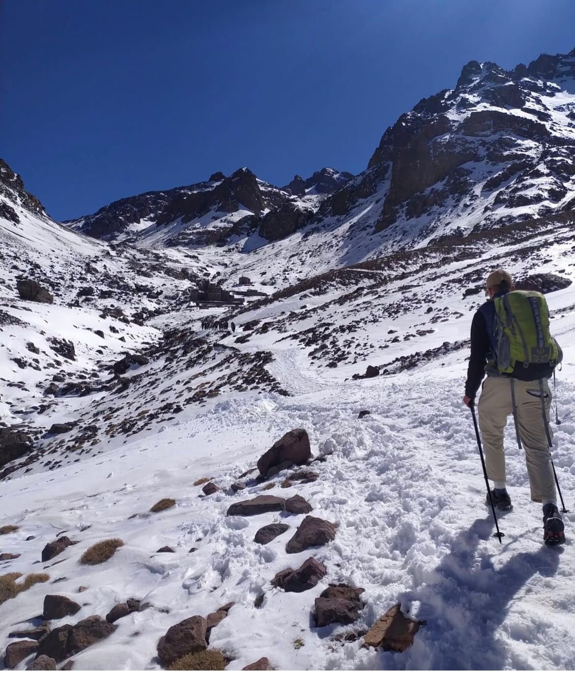 Mount Toubkal Trek - Summit view from North Africa's highest peak