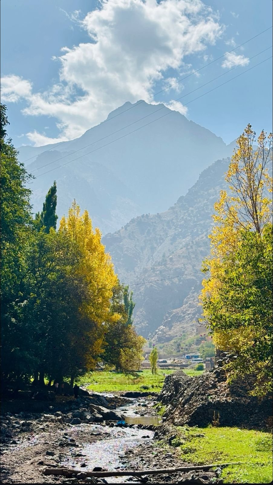 Ait Bouguemez valley in the Atlas Mountains